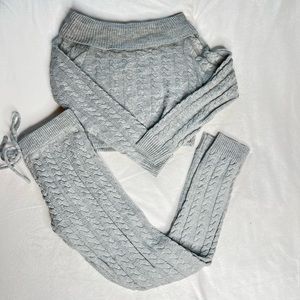 Gray Knot Two Piece set